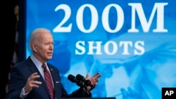 Predsjednik Joe Biden govori u Bijeloj kući o kampanji vakcinacije, 21. april 2021.