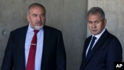 Авигдор Либерман и Сергей Шойгу