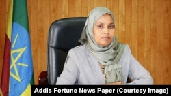 La ministre de la Défense Aisha Mohammed a mené la délégation éthiopienne qui a rencontré le président somalien Hassan Sheikh Mohamud.