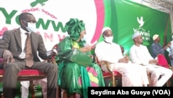 La grande coalition de l’opposition portée par les leaders Khalifa Sall et Ousmane Sonko, le 8 septembre 2021.