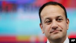 FILE - Irish Prime Minister Leo Varadkar is pictured in Brussels, Oct. 19, 2018. 