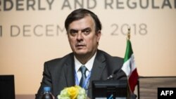 Marcelo Ebrard, secretario de Relaciones Exteriores de México dice que Guatemala, El Salvador y Honduras decidirán sus proyectos y que se inicia "otra etapa para ellos de fuerte respaldo internacional".