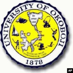 The impressive seal of the Great University of Okoboji. We kind of think they made up the 1878 date, however.