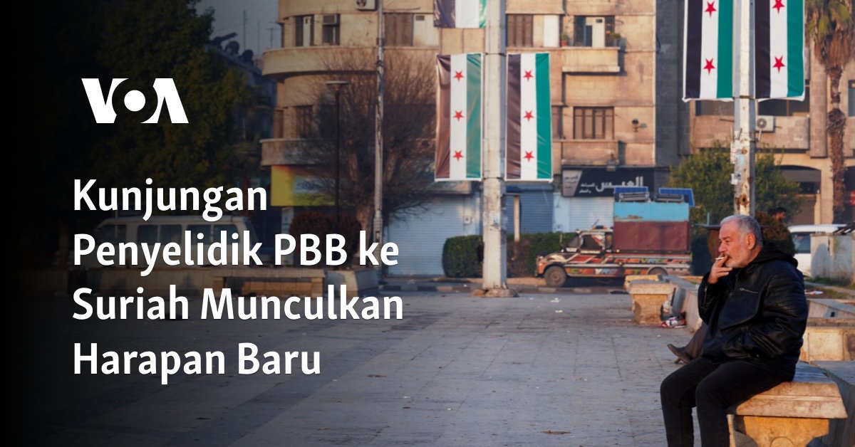 Kunjungan Penyelidik PBB ke Suriah Munculkan Harapan Baru