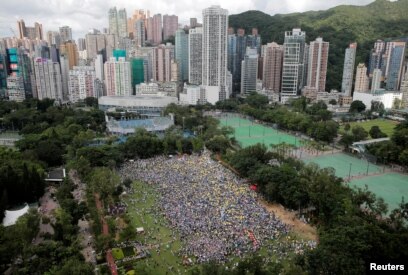 香港人反 送中 大集会大游行