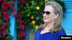 Meryl Streep attends the world premiere of Mamma Mia! Here We Go Again at the Apollo in Hammersmith, London, Britain, July 16, 2018. 