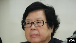 港區人大代表劉佩瓊表示，希望北京人大常委8月底定下較寬鬆的2017年特首普選框架(美國之音湯惠芸)