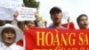 越南人再次举行针对中国的抗议