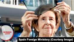 La científica española Margarita Salas fue galardonada en Viena con el Premio Inventor Europeo 2019 el jueves, 20 de junio de 2019.