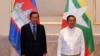 Hun Sen trở thành lãnh đạo nước ngoài đầu tiên công du Myanmar sau đảo chính 