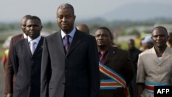 L'ancien Premier ministre de la RDC Adolphe Muzito à Goma, le 4 novembre 2008.