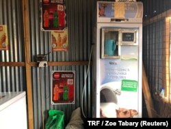 Camel milk ATM in Wajir, northeastern Kenya, July 1, 2018.