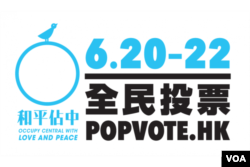 “普及投票（Pop Vote）”是香港民间政改方案举行全民投票所使用的电子投票系统