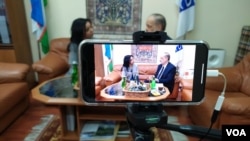 OSCE Ambassador to Uzbekstan John MacGregor talks to VOA's Navbahor Imamova in Tashkent, December 27, 2019