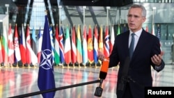 Генеральный секретарь НАТО Йенс Столтенберг, 21 октября 2021 г.