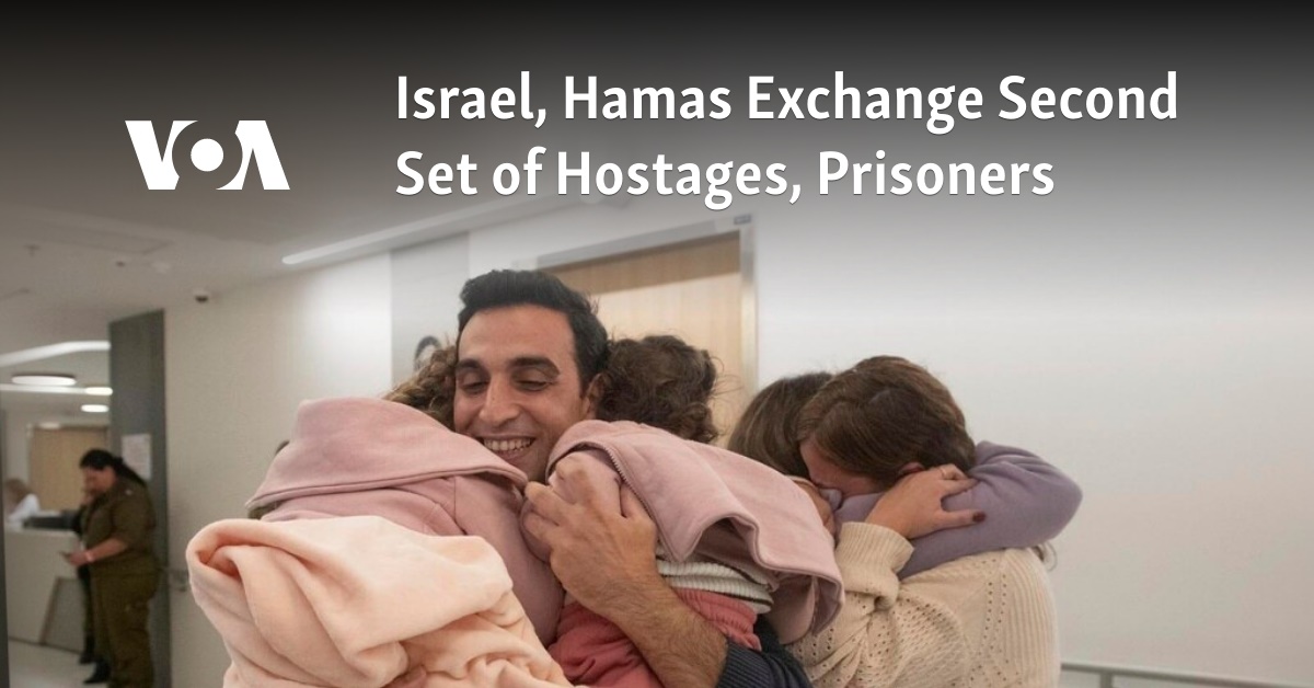 Israel, Hamas Exchange Second Set of Hostages, Prisoners