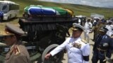 Nelson Mandela's Body Being Transported to his final resting place. AP