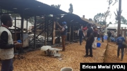 Un centre de traitement d'Ebola à Itav, Butembo, Nord-Kivu, 28 février 2019. (VOA/Ericas Mwisi)