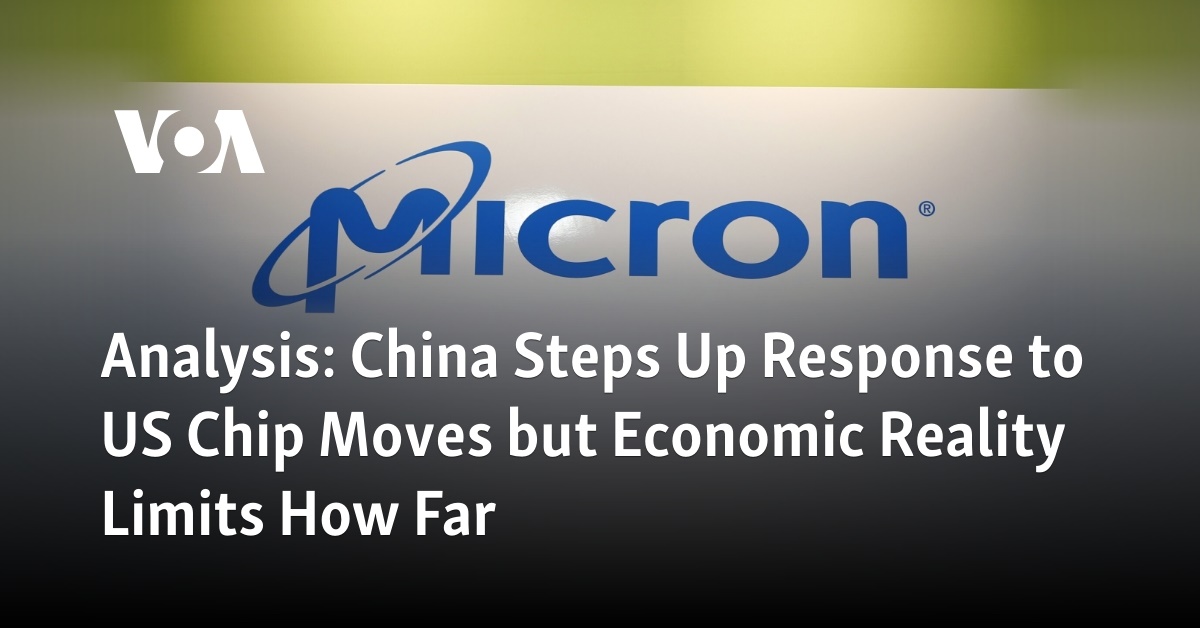 Micron Aggression: The Right Response to Beijing's Ban on the U.S. Chipmaker
