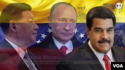 El gobierno de Nicolás Maduro utiliza los medios de comunicación estatales para insertar la propaganda rusa sobre la guerra en Ucrania. El Kremlin justifica con su narrativa la invasión a su vecino país desde hace un mes donde no ha logrado sus objetivos. (Fotocomposición / VOA)