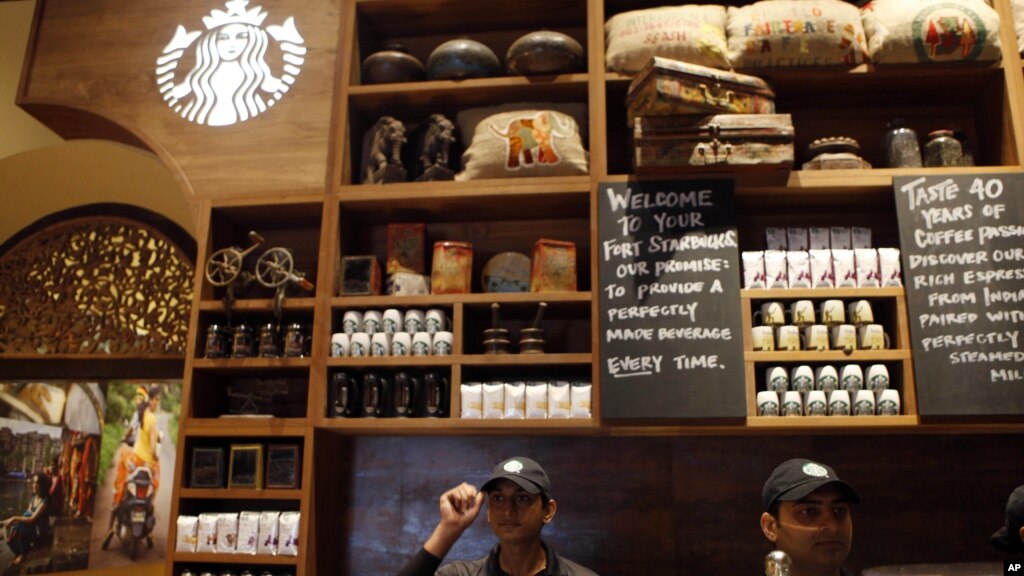 Starbucks Opens First Store in India