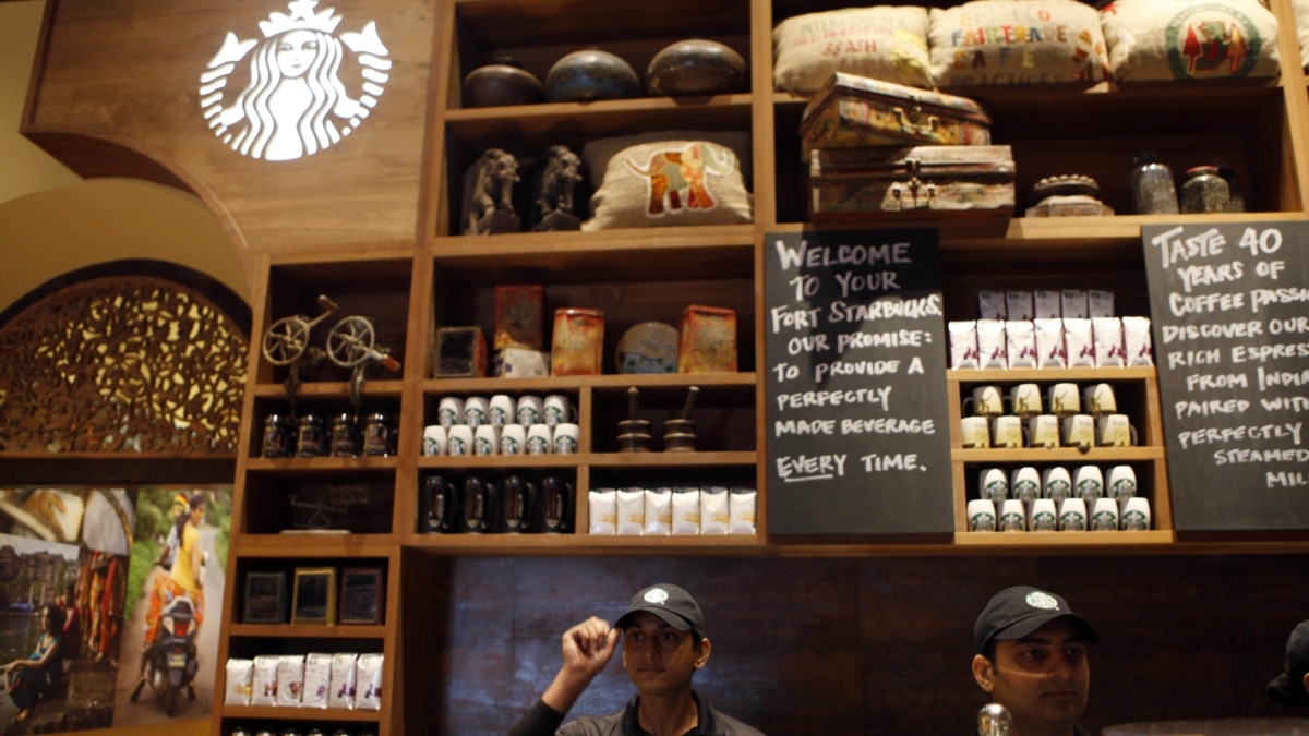 Starbucks Opens First Store in India