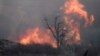 Wind-Driven Wildfire Forces People to Flee Rural California