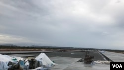 优联发展集团在七星海建的国际机场（美国之音莉雅拍摄）