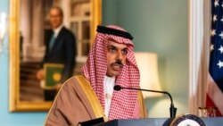 سعودیہ کے وزیر خارجہ پرنس فیصل بن فرحان السعود کا روم میں ہونے والی کانفرنس میں بذریعہ ویڈیو خطاب کہنا تھا کہ انہوں نے گزشتہ کچھ دن میں کافی پیش رفت ہوئی ہے۔ (فائل فوٹو)