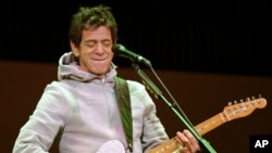 Lou Reed performing at the 2006 Winter Olympic Games in Turin, Italy. 