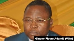 Simplice Dato, conseiller démissionnaire, à Cotonou, le 7 février 2018.