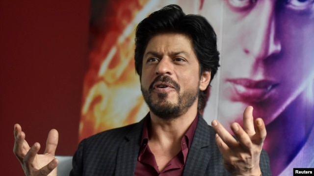 Bollywood actor Shah Rukh Khan speaks during an interview with Reuters at Madame Tussauds in London, April 13, 2016.