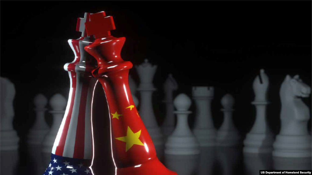 美国国土安全部有关应对中国威胁的行动计划封面图片(photo:VOA)