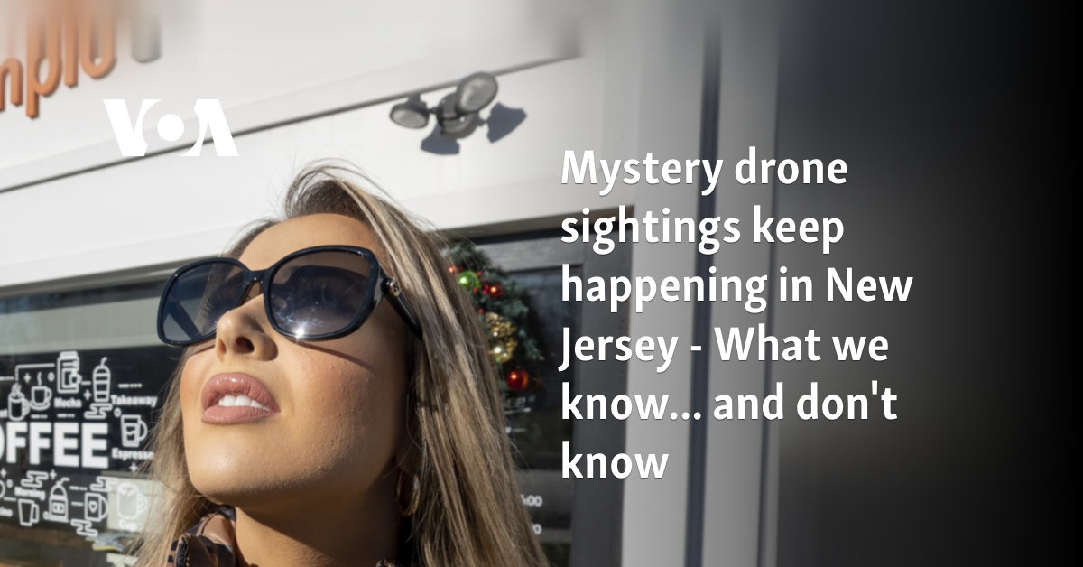 Mystery drone sightings keep happening in New Jersey