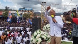 Moïse Katumbi devant une foule à Butembo, Nord-Kivu, 29 octobre 2019. (VOA/Erikas Mwisi)