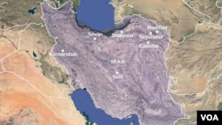 Map of Iran 