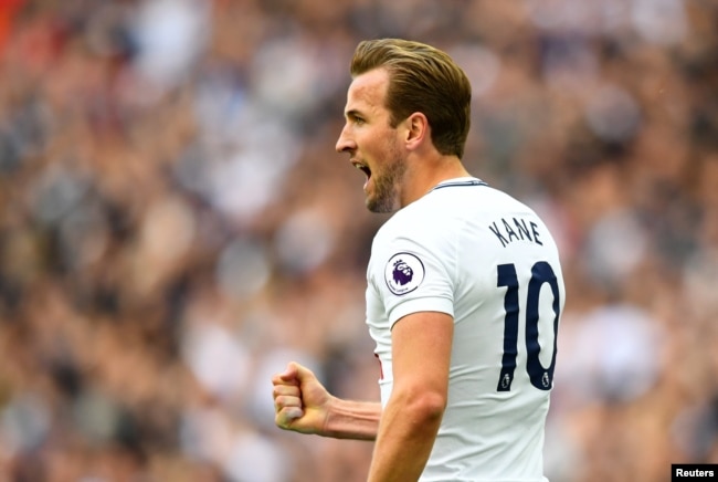 Le joueur de Tottenham, Harry Kane, à Londres, le 13 mai 2018.
