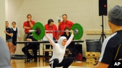 Kulsoom Abdullah competing at a 2010 Open Championship in the US state of Georgia