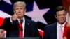 Dönemin başkan adayı Donald Trump, Cumhuriyetçi Parti'nin 2016'da Cleveland'da yapılan kurultayında kampanya başkanı Paul Manafort'la birlikte. 