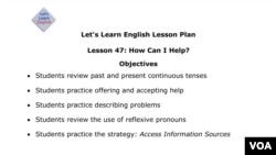 Lesson 47 Lesson Plan