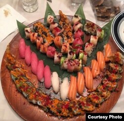 Hasil kreasi sushi chef sushi asal Malang, Rahman Pananto (foto/dok: Rahman Pananto)