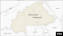 FILE - Map of Burkina Faso. Forty-four civilians were killed by "armed terrorist groups" in two villages in northeastern Burkina Faso near the Niger border, a regional governor said Saturday.
