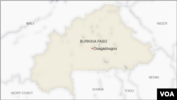 Map of Burkina Faso.