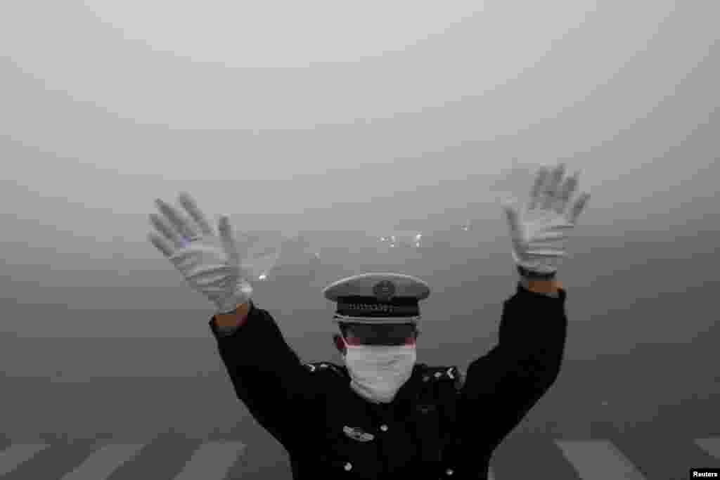Çirkli duman Çinin Harbin şəhərini iflic edib - 21 oktyabr, 2013 