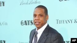 Jay-Z attends "The Great Gatsby" world premiere at Avery Fisher Hall in New York, May 1, 2013.