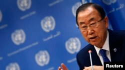 Tổng Thư ký Liên Hiệp Quốc Ban Ki-moon nói Syria sẽ đứng đầu chương trình nghị sự quốc tế