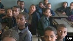 Ethiopian school children attend a class at a school in Addis Ababa (File Photo)