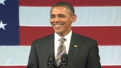 奥巴马总统在筹款活动上展歌喉