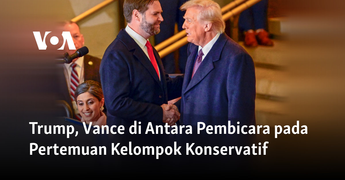 Trump, Vance di Antara Pembicara pada Pertemuan Kelompok Konservatif