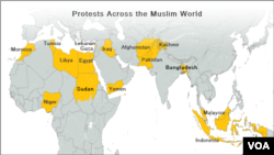 Protests Across the Muslim World